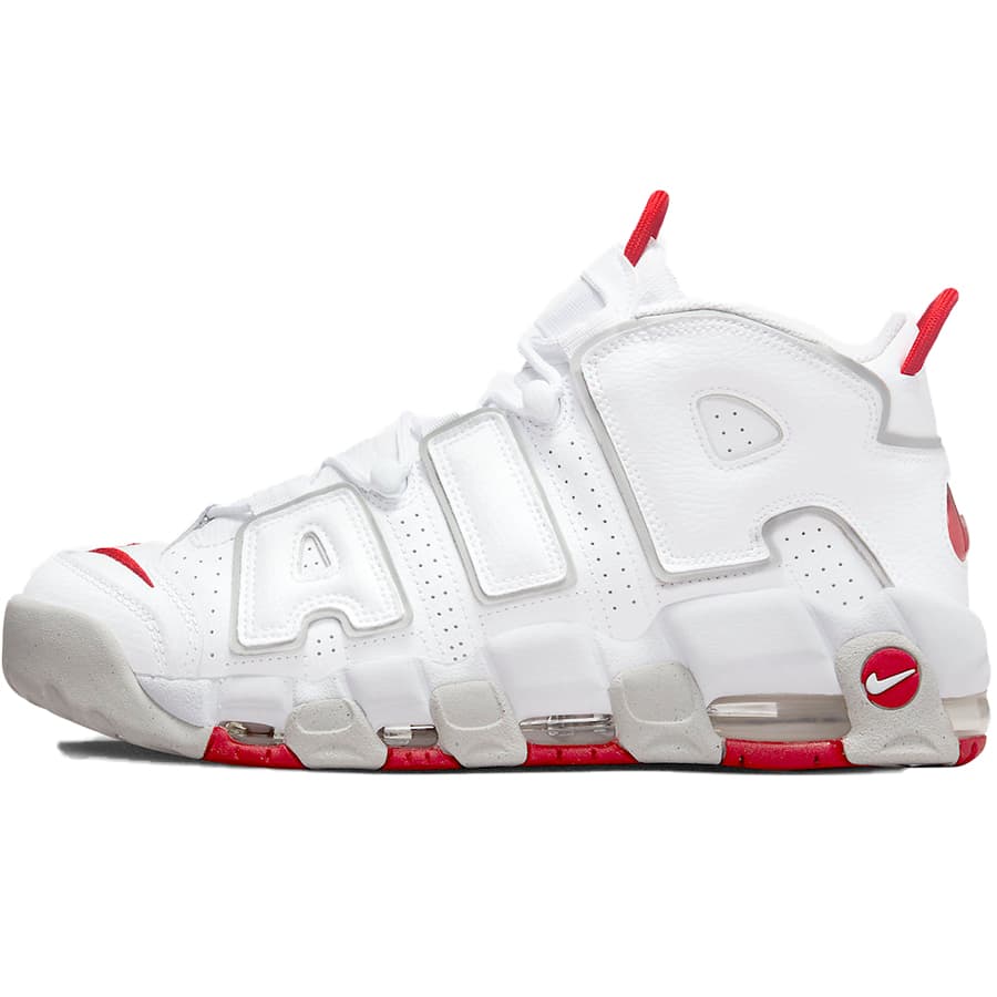 NIKE iCL AIR MORE UPTEMPO '96 'WHITE GREY RED' GA A Abve| '96 'zCg O[ bh' Y fB[X Xj[J[ WHITE/UNIVERSITY RED/GREY FOG DX8965-100yCOWJ {ׁz