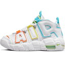 NIKE ナイキ GS AIR MORE UPTEMPO 'WHITE RAINBOW' キッズサイズモデル エア モア アップテンポ 