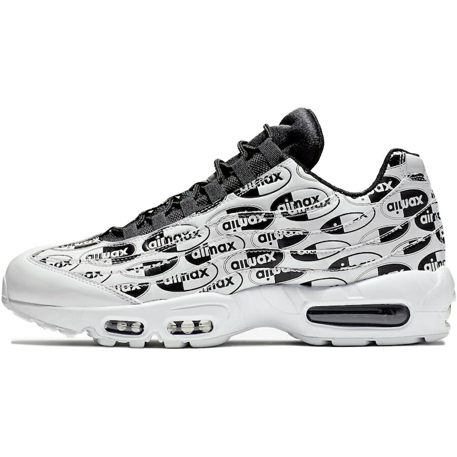 NIKE ナイキ AIR MAX 95 PRM エアマックス95 プレミアム メンズ レディース スニーカー WHITE/BLACK ホワイト/ブラック 538416-103【限定モデル】 harusport_d19