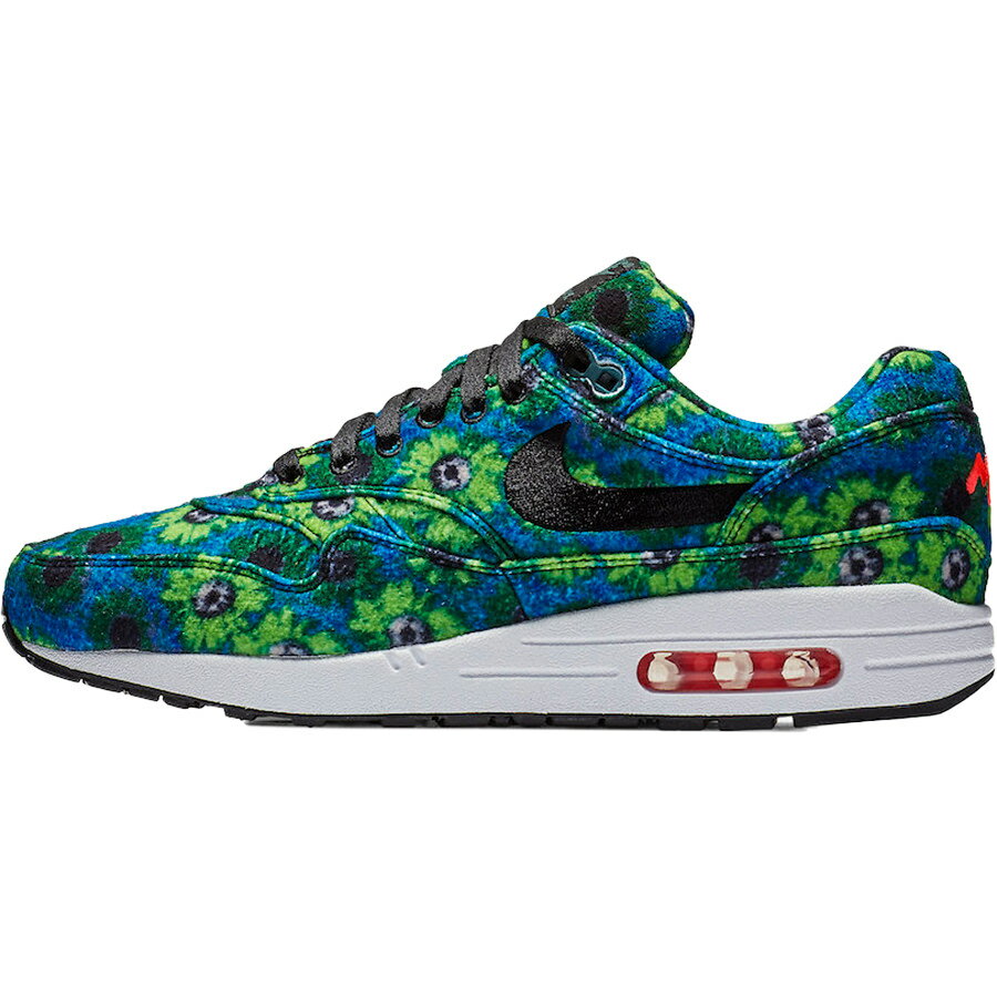 NIKE ナイキ AIR MAX 1 PREMIUM SE “FLORAL MOWABB PACK エアマックスワン プレミアム スペシャルエディション フローラル モブ パック メンズ レディース スニーカー OIL GREY/VOLT/CARGO KHAKI オイルグレイ/ボルト/カーゴカーキ 858876-002【海外限定 日本未入荷】