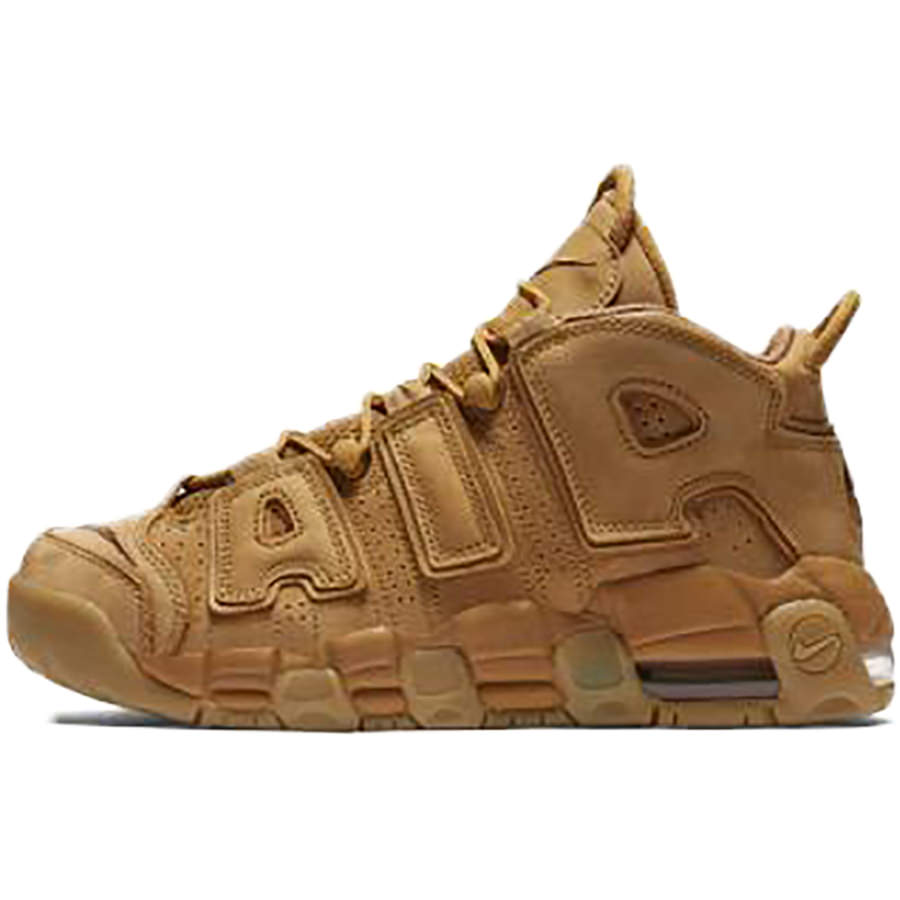 NIKE iCL AIR MORE UPTEMPO GS 'FLAX' GA A Abve| K[Y LbYTCY 