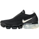 NIKE ナイキ WMNS AIR VAPORMAX FLYKNIT MOC 2 ウイメンズモデル エアヴェイパーマックス フライニット モック2 レディース メンズ スニーカー BLACK/LIGHT CREAM/WHITE/THUNDER GREY ブラック/ライトクリーム/ホワイト/サンダーグレー AJ6599-002