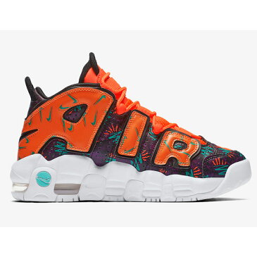 NIKE ナイキ AIR MORE UPTEMPO GS 'WHAT THE 90S' エア モア アップテンポ ガールズ キッズサイズ キッズ レディース スニーカー TOTAL ORANGE/HYPER JADE/BORDEAUX/BLACK トータルオレンジ/ハイパージェイド/ボルドー/ブラック AT3408-800【限定モデル】 harusport_d19