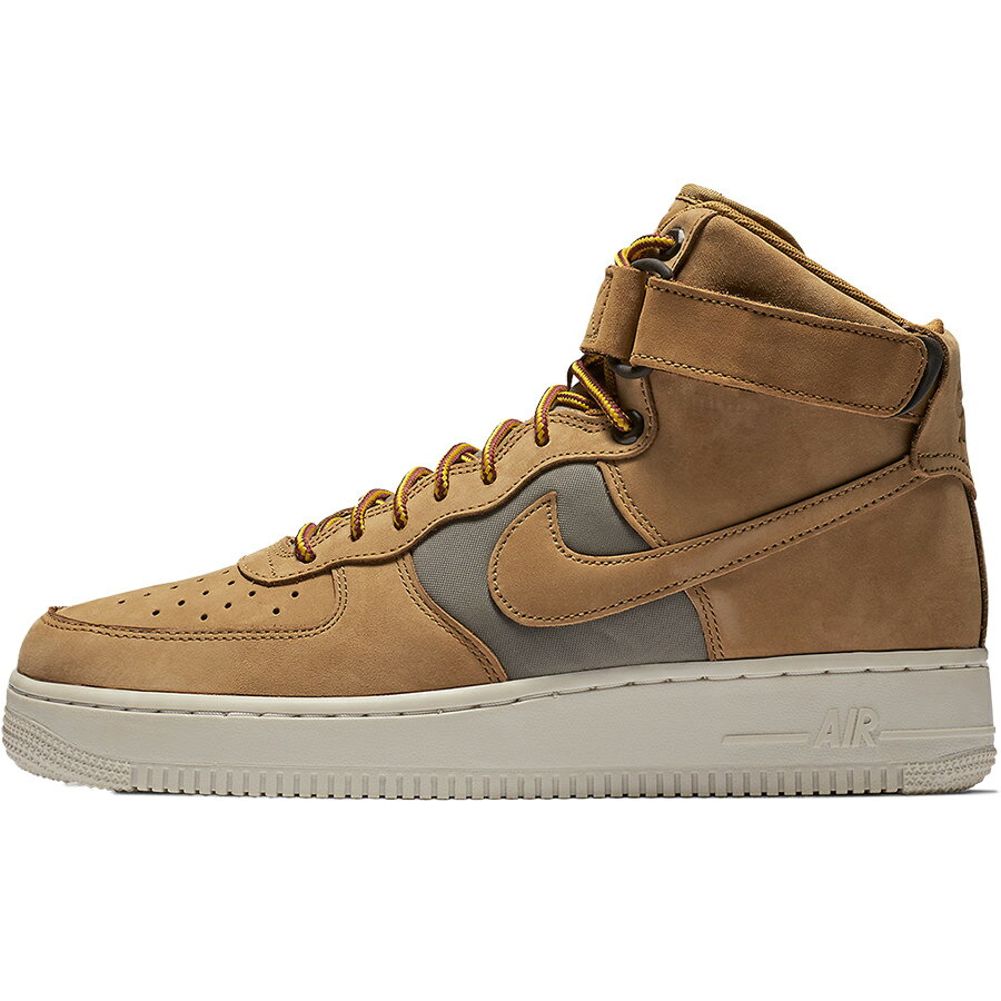 NIKE ナイキ AIR FORCE 1 HIGH ´07 PREMIUM エア フォース ワン ハイ プレミアム メンズ レディース スニーカー WHEAT/KHAKI/LIGHT BONE ウィート/カーキ/ライトブラウン 525317-700【海外限定 日本未入荷】 harusport_d19