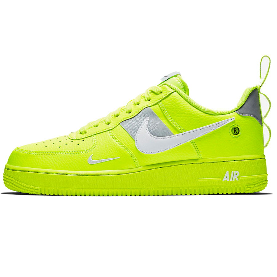 NIKE ナイキ AIR FORCE 1 `07 LV8 UTILITY エア フォース ワン エレベイト ユーティリティー メンズ スニーカー VOLT/WHITE-BLACK-WOLF GREY ボルト/ホワイト ブラック ウルフグレー AJ7747-700 harusport_d19