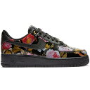 NIKE ナイキ WMNS AIR FORCE 1 07 LXX 'FLORAL' ウイメンズモデル エア フォース ワン ロー "フローラル" レディース メンズ スニーカー BLACK/BLACK-BLACK-METALLIC GOLD ブラック/メタリックゴールド AO1017-002