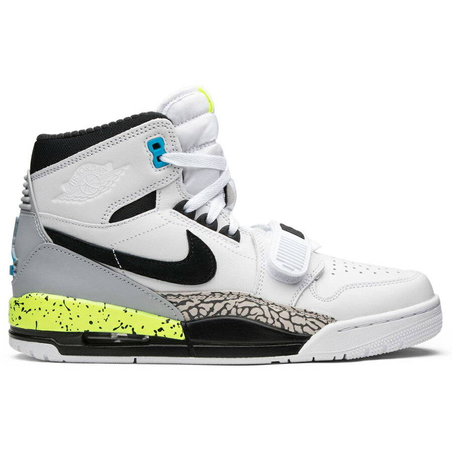 NIKE ナイキ AIR JORDAN LEGACY 312 JUST DON エア ジョーダン レガシー ジャスト・ドン メンズ レディース スニーカー WHITE/BLACK/VOLT/VIVID BLUE ホワイト/ブラック/ボルト/ビビッドブルー…