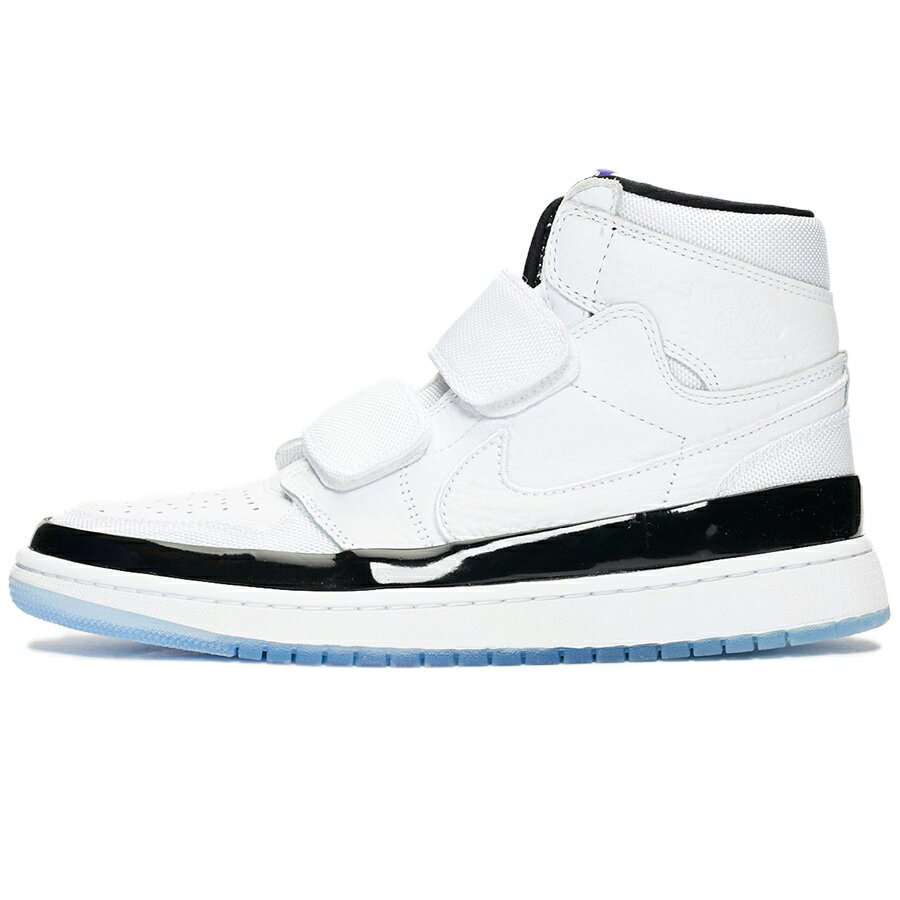 NIKE ナイキ AIR JORDAN RETRO 1 HIGH DOUBLE-STRAP エア ジョーダン ワン レトロ ハイ ダブルストラップ メンズ スニーカー WHITE/DARK CONCORD-BLACK ホワイト/ダークコンコルド ブラック AQ7924-107【限定完売モデル】 harusport_d19