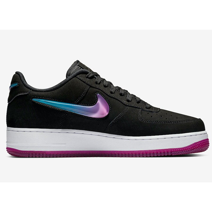 NIKE ナイキ AIR FORCE 1 ´07 PREMIUM 2 JEWEL エア フォース ワン プレミアム 2 ジュエル メンズ スニーカー BLACK/ACTIVE FUCHSIA-BLUE LAGOON-WHITE ブラック/アクティブフクシア ブルーラグーン ホワイト AT4143-001【限定モデル】 harusport_d19