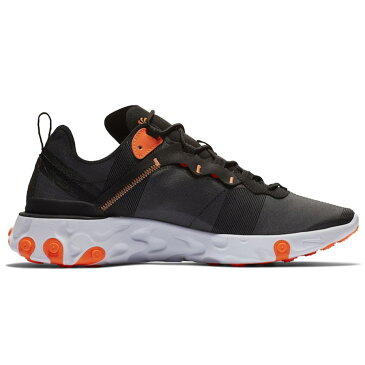 NIKE ナイキ REACT ELEMENT 55 リアクト エレメント 55 メンズ レディース スニーカー BLACK/WOLF GREY-TOTAL ORANGE-WHITE ブラック/ウルフグレー トータルオレンジ ホワイト BQ6166-006【限定モデル】 harusport_d19