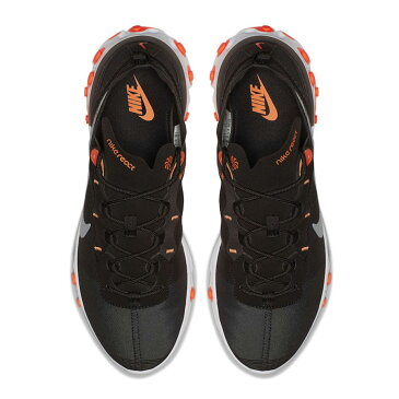 NIKE ナイキ REACT ELEMENT 55 リアクト エレメント 55 メンズ レディース スニーカー BLACK/WOLF GREY-TOTAL ORANGE-WHITE ブラック/ウルフグレー トータルオレンジ ホワイト BQ6166-006【限定モデル】 harusport_d19