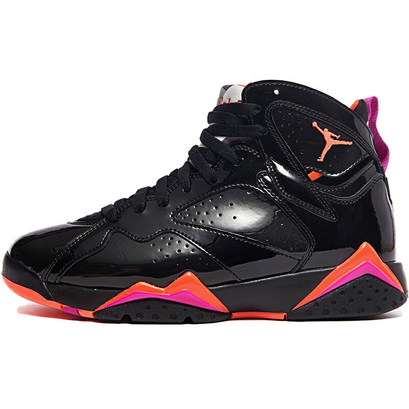 NIKE ナイキ WMNS AIR JORDAN 7 RETRO 'BLACK GLOSS' ウイメンズモデル エア ジョーダン セブン レトロ "ブラック グロス" レディース メンズ スニーカー BLACK/BRIGHT CRIMSON-ANTHRACITE ブラック/ブライトクリムゾン-アンスラサイト 313358-006