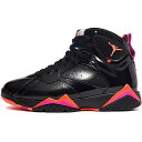 NIKE ナイキ WMNS AIR JORDAN 7 RETRO 039 BLACK GLOSS 039 ウイメンズモデル エア ジョーダン セブン レトロ ブラック グロス レディース メンズ スニーカー BLACK/BRIGHT CRIMSON-ANTHRACITE ブラック/ブライトクリムゾン-アンスラサイト 313358-006【限定モデル】