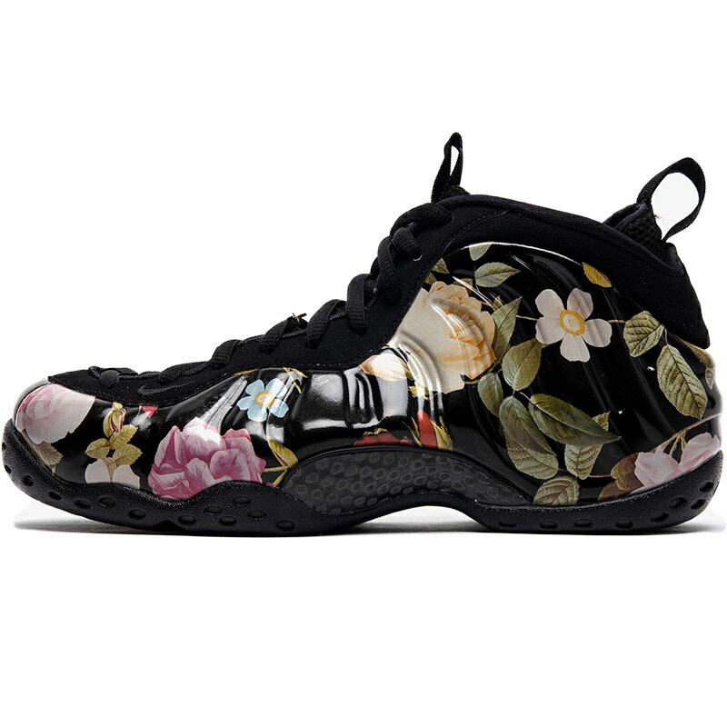 NIKE ナイキ AIR FOAMPOSITE ONE 'FLORAL' エア フォームポジット ワン "フローラル" メンズ レディース スニーカー BLACK/BLACK-WHITE ブラック/ホワイト 314996-012