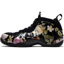 NIKE ナイキ AIR FOAMPOSITE ONE 039 FLORAL 039 エア フォームポジット ワン フローラル メンズ レディース スニーカー BLACK/BLACK-WHITE ブラック/ホワイト 314996-012【限定完売モデル】