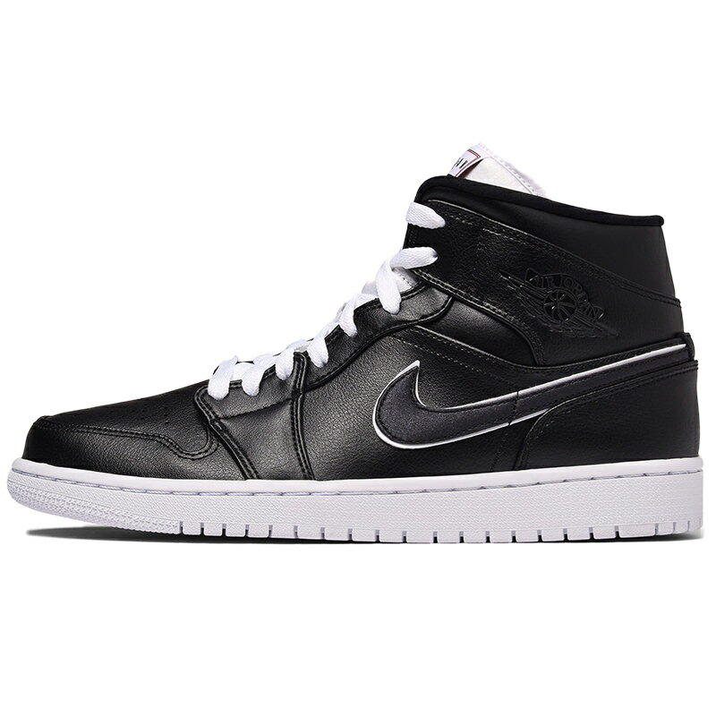 NIKE ナイキ AIR JORDAN 1 MID 'MAYBE I DESTROYED THE GAME' エア ジョーダン ワン ミッド "メイビー アイ デストロイド ザ ゲーム" メンズ スニーカー BLACK/WHITE-BLACK ブラック/ホワイト-ブラック 852542-016【限定モデル】