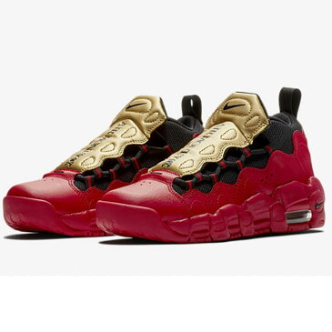 NIKE ナイキ AIR MORE MONEY GS 'UNIVERSITY RED' エア モア マネー キッズモデル 