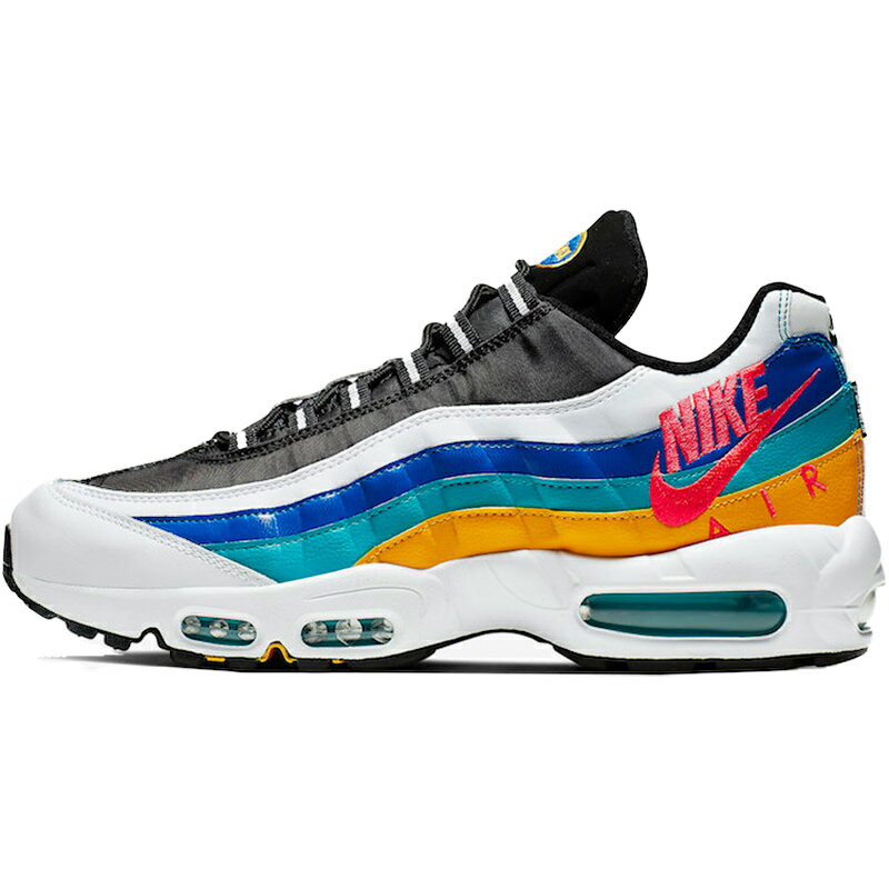 NIKE ナイキ AIR MAX 95 'WINDBREAKER' エア マックス 95 "ウインドブレーカー" メンズ レディース スニーカー WHITE/UNIVERSITY GOLD-TEAL NEBULA-RED ORBIT ホワイト/ユニバーシティゴールド-ティールネブラ-レッドオービット AJ2018-123