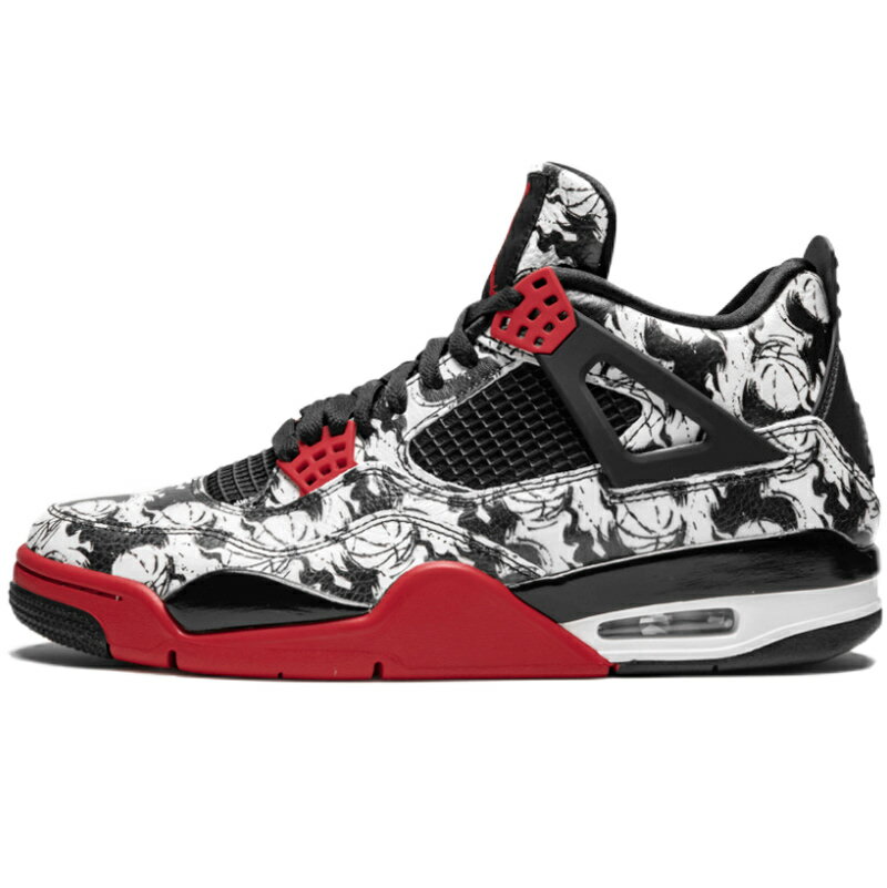 NIKE ナイキ AIR JORDAN 4 RETRO 039 TATTOO 039 エア ジョーダン 4 レトロ タトゥー メンズ スニーカー BLACK/FIRE RED-BLACK-WHITE ブラック/ファイアレッド-ブラック-ホワイト BQ0897-006【海外展開 日本未入荷】