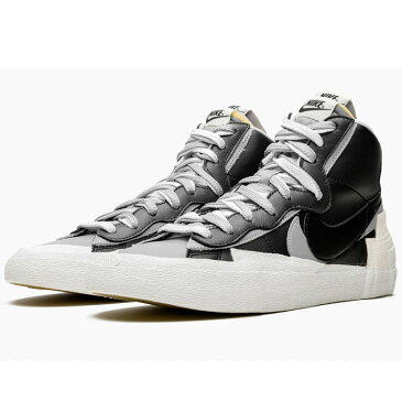 NIKE ナイキ SACAI X BLAZER MID 'BLACK GREY' サカイ×ブレザー ミッド