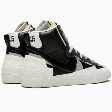 NIKE ナイキ SACAI X BLAZER MID 'BLACK GREY' サカイ×ブレザー ミッド