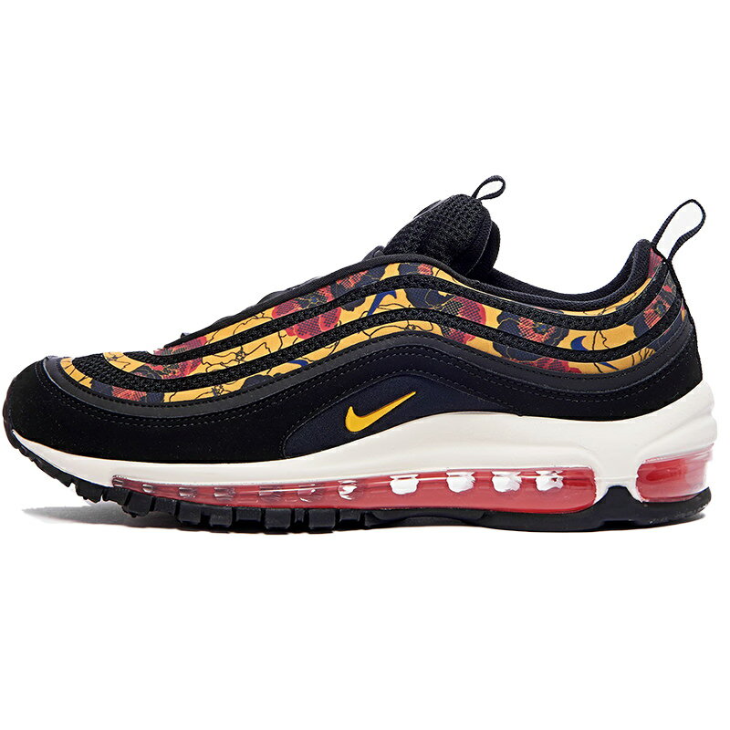 NIKE ナイキ WMNS AIR MAX 97 SE 'GOLD FLORAL' ウイメンズモデル エア マックス 97 スペシャルエディション "ゴールドフローラル" レディース メンズ スニーカー BLACK/UNIVERSITY GOLD-SAIL ブラック/ユニバーシティーゴールド-セイル BV0129-001