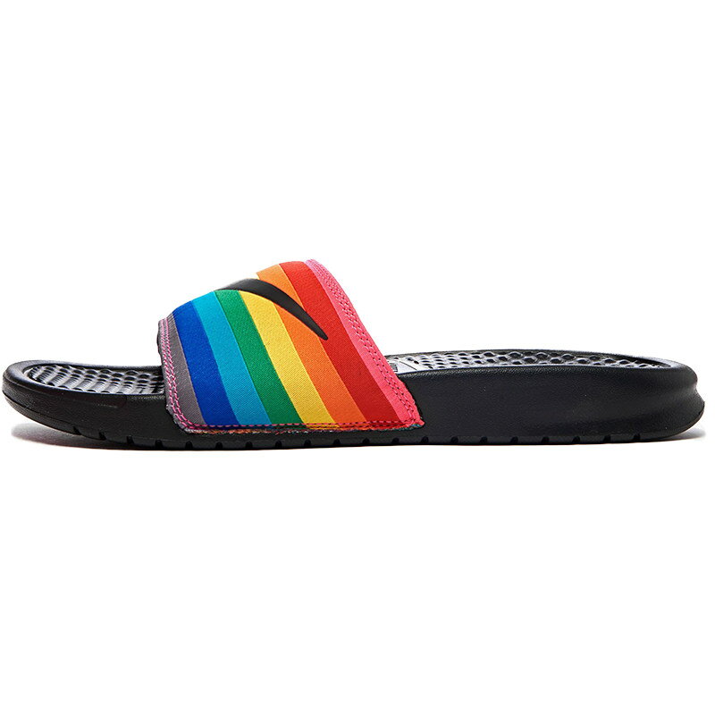 NIKE ナイキ BENASSI JDI 039 BE TRUE 039 ベナッシ ジェダイ ビートゥルー メンズ レディース サンダル BLACK/BLACK-MULTI-COLOR ブラック/ブラック-マルチカラー CD2717-001【限定モデル】