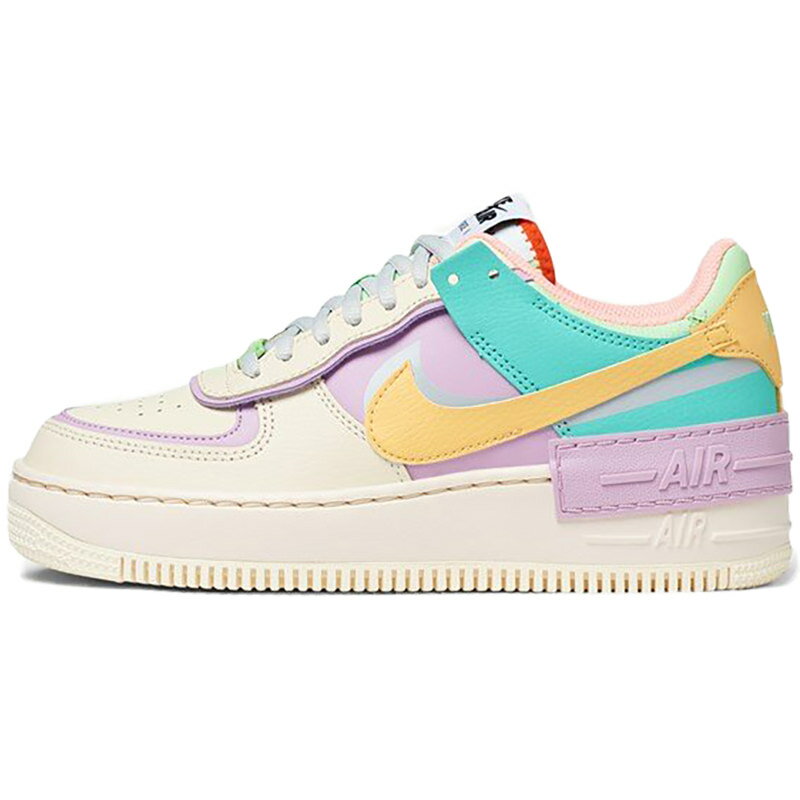 NIKE ナイキ WMNS AIR FORCE 1 SHADOW 'PALE IVORY' ウイメンズモデル エア フォース ワン シャドウ "ペール アイボリー" レディース メンズ スニーカー PALE IVORY/CELESTIAL GOLD/TROPICAL TWIST ペールアイボリー/セレスチャルゴールド CI0919-101