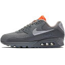 NIKE ナイキ THE BASEMENT X AIR MAX 90 039 GLASGOW 039 ザ ベースメント コラボ エア マックス 90 グラスゴー メンズ レディース スニーカー SMOKE GREY/METALLIC PLATINUM-ORANGE-GREY スモークグレー/メタリックプラチナム-オレンジ-グレー CI9111-003【海外展開】