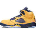 NIKE ナイキ AIR JORDAN 5 RETRO SP 039 MICHIGAN 039 エア ジョーダン 5 レトロ ミシガン メンズ レディース スニーカー AMARILLO/COLLEGE NAVY-AMARILLO アマリロ/カレッジネイビー-アマリロ CQ9541-704【海外展開 日本未入荷】