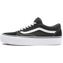 VANS バンズ OLD SKOOL PLATFORM オールド スクール プラットフォーム 厚底 メンズ レディース スニーカー BLACK/WHITE ブラック/ホワイト VN0A3B3UY28