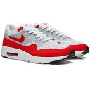 NIKE ナイキ Air Max 1 Ultra Flyknit エアマックス1 ウルトラフライニット メンズ レディース スニーカー White/University Red-Pure Platinum 843384-101 限定モデル 海外取寄せ あす楽 harusport_d19