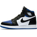 NIKE ナイキ AIR JORDAN 1 RETRO HIGH OG GS 'ROYAL TOE' エア ジョーダン 1 レトロ ハイ オージー キッズサイズモデル "ロイヤル トゥ" キッズ レディース スニーカー BLACK/WHITE-GAME ROYAL-BLACK 575441-041