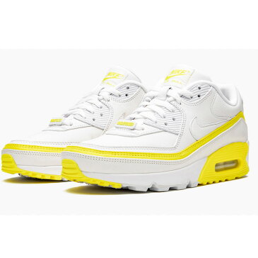 NIKE ナイキ UNDEFEATED X AIR MAX 90 'WHITE OPTIC YELLOW' アンディフィーテッド×エア マックス 90 