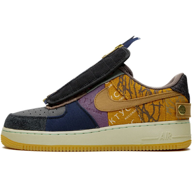 NIKE ナイキ TRAVIS SCOTT X AIR FORCE 1 LOW 'CACTUS JACK' トラビス・スコット×エア フォース ワン ロー "カクタス ジャック" メンズ レディース スニーカー MULTI-COLOR/MUTED BRONZE-FOSSIL マルチカラー/ミュートブロンズ-フォッシル CN2405-900【限定完売モデル】