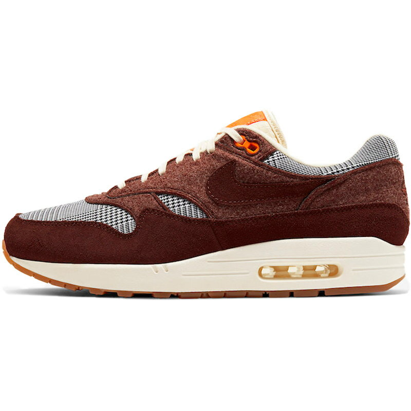 NIKE ナイキ AIR MAX 1 039 HOUNDSTOOTH 039 エア マックス ワン ハウンズ トゥース 千鳥格子 メンズ レディース スニーカー BRONZE ECLIPSE/MUSLIN-GUM MEDIUM BROWN-TOTAL ORANGE CT1207-200【海外展開 日本未入荷】