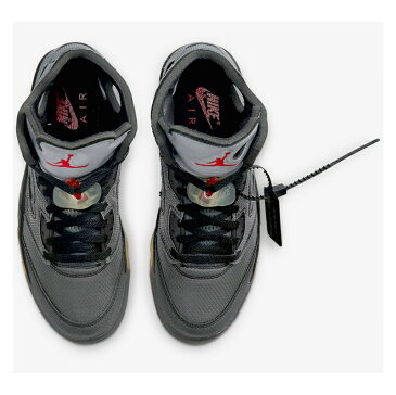 NIKE ナイキ OFF-WHITE X AIR JORDAN 5 RETRO SP 'MUSLIN' オフ-ホワイト × エア ジョーダン 5 レトロ スペシャルエディション