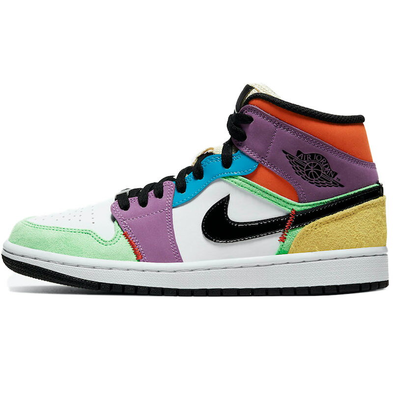 NIKE iCL WMNS AIR JORDAN 1 MID SE 'LIGHTBULB' ECYf GA W[_ 1 ~bh XyVGfBV 