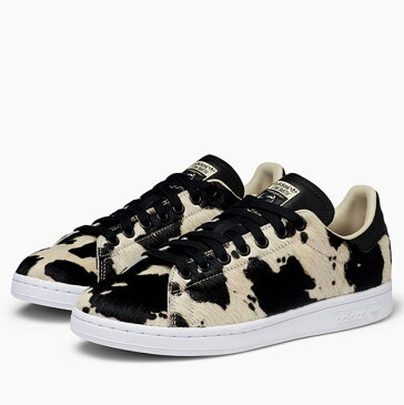 ADIDAS ORIGINALS アディダス オリジナルス WMNS STAN SMITH 'FUZZY COW PRINT' ウイメンズモデル スタン スミス
