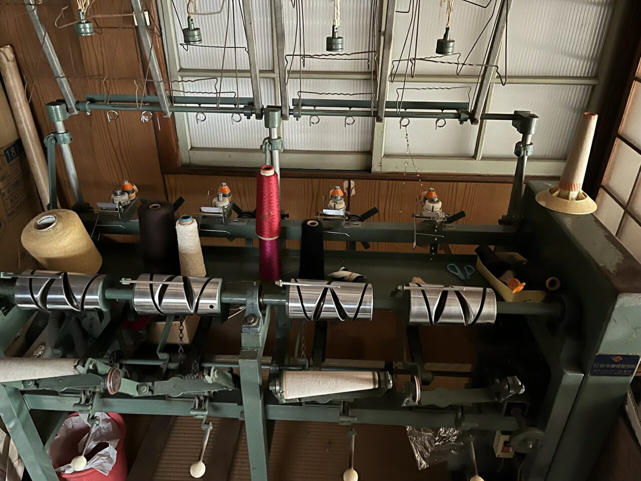 送料無料＝地域限定 コーン巻機 カセ繰可能