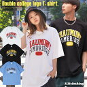 カレッジロゴ ビッグtシャツ メンズ オーバーサイズ tシャツ レディース 綿100% ビッグシルエット トップス 半袖 カットソー アーチロゴ プリントtシャツ ロゴt 大きいサイズ 韓国ファッション 夏 夏服 春夏 ストリート系 おしゃれ 韓国 服 アメカジ ストリート ブランド