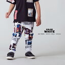 楽天1111 clothingパンツ キッズ ジャージ 子供服 男の子 女の子 総柄 100 120 ズボン【 コラージュプリントリブパンツ 】