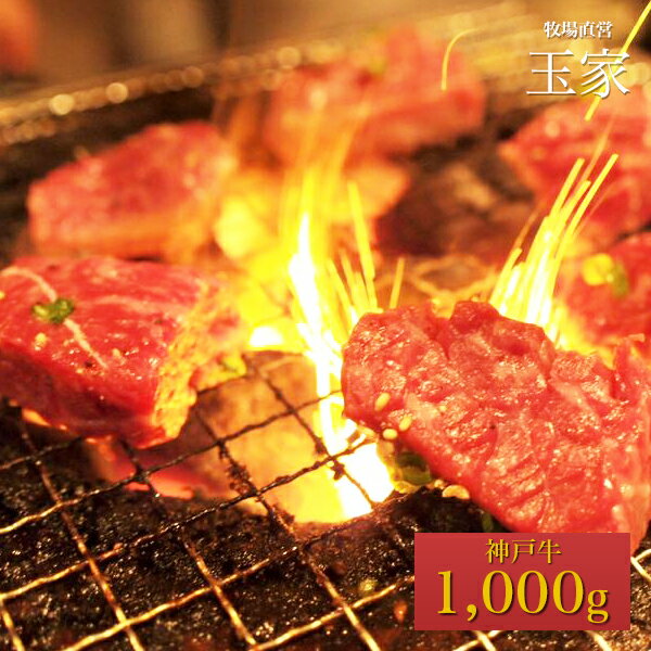 神戸牛 おまかせ焼肉セット 1000g（冷凍）国産 牛肉 焼肉 BBQ 黒毛和牛 お取り寄せグルメ 巣ごもり 自粛 復興応援