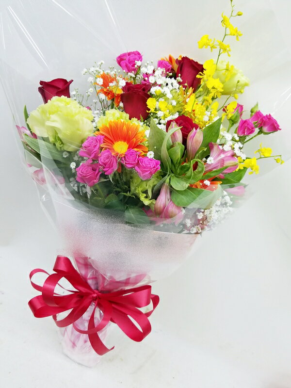 全国配送可能！　花束　ビタミンカラー　rht-0015
