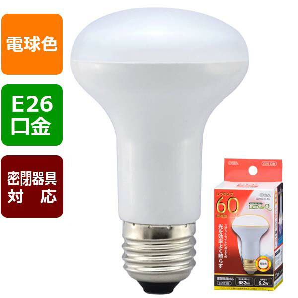 LED ŵ 60 ŵ忧 ŵ OHM LDR6L-W A9ڿʡ