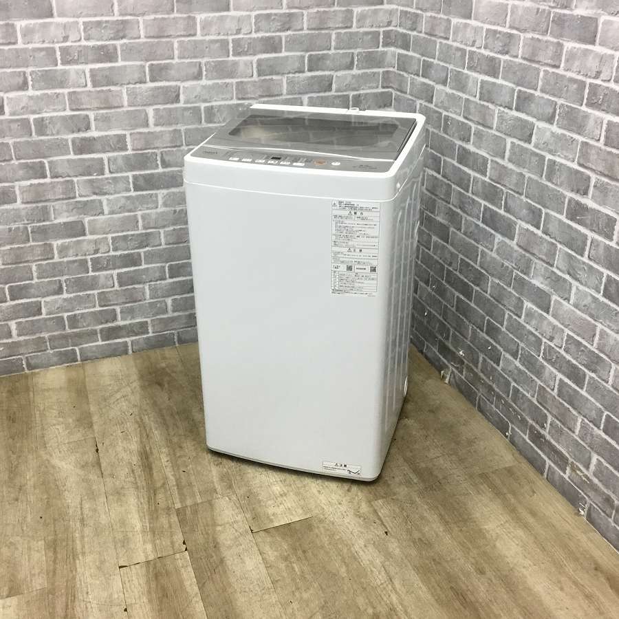 洗濯機 AQUA 6.0kg ホワイト AQW-S6P(W) 縦型洗濯機 2023年製【新古品】アウトレット品