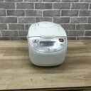 タイガー魔法瓶 炊飯器 マイコン式 5.5合炊き 黒遠赤厚釜 炊きたて JBH-G102-W 2023年製 【中古】