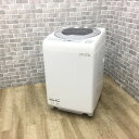 【リユース保証付き】 シャープ 洗濯機 8.0kg インバーター搭載 ES-GV80D 2020年製 縦型 クリーニング済み 【中古】