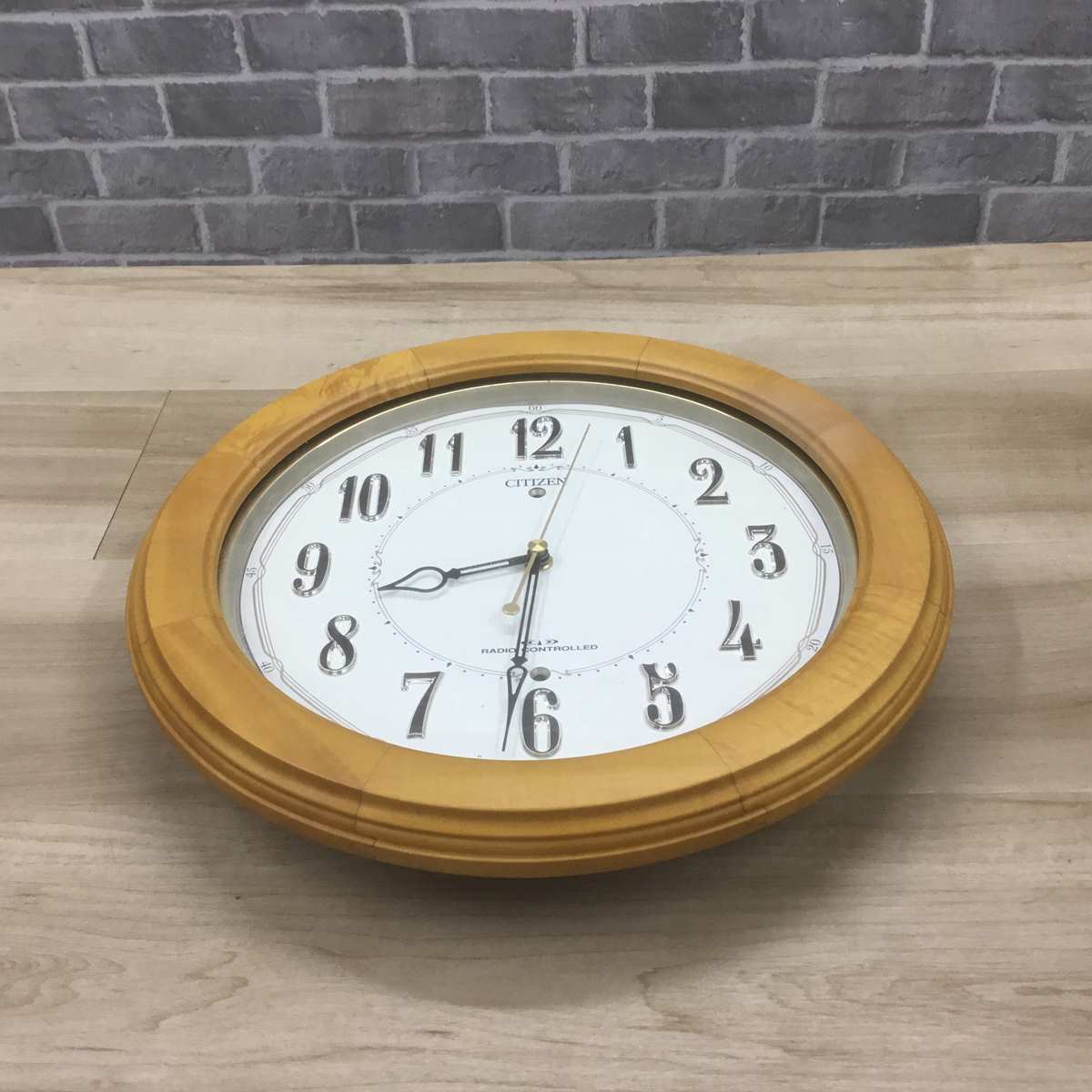 リズム時計 電波時計 ネムリーナプリエ 8MY404-0 【中古】