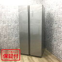 アクア 冷蔵庫 2ドア 449L フレンチドア AQR-SBS45F-S 2018年製 【中古】
